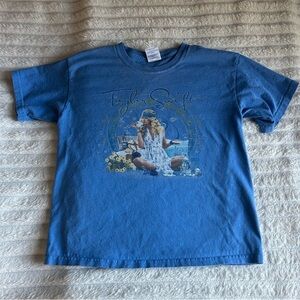 VINTAGE Super Rare 2009 Taylor Swift Blue Fearless Tour Band T-Shirt XS